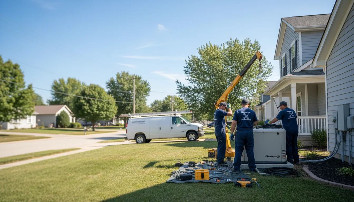 Generator Installation in Eddyville, IA near me